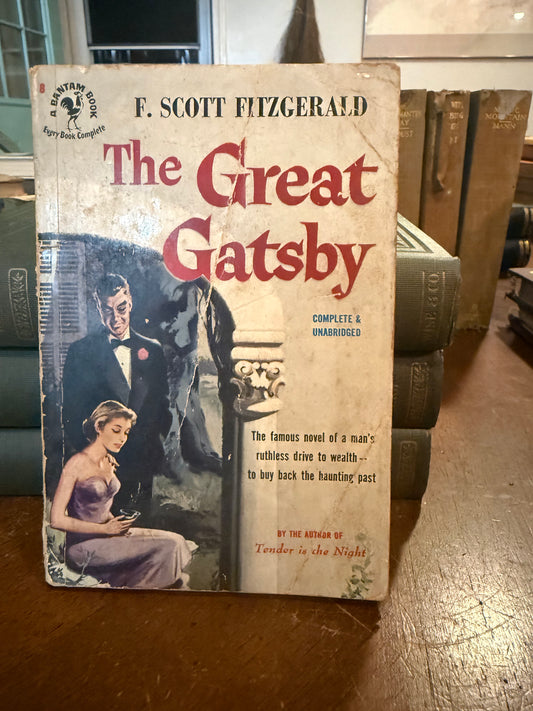 The Great Gatsby by F. Scott Fitzgerald — Vintage Bantam Paperback (Complete & Unabridged)